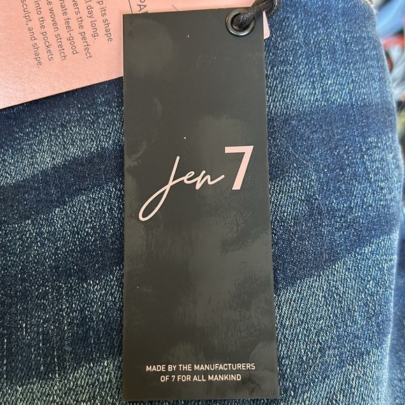 NWT Jen7 by 7‎ for All Mankind Raw Hem Denim Shorts Size 16 - Picture 5 of 8